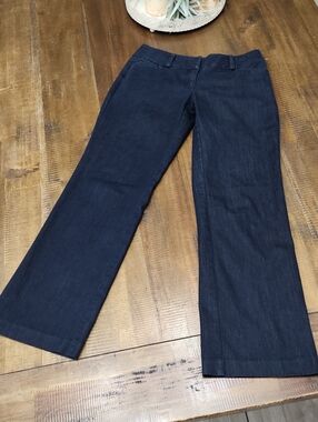 7th Avenue Design Studio Navy Petite Trousers Wmens Sz 0